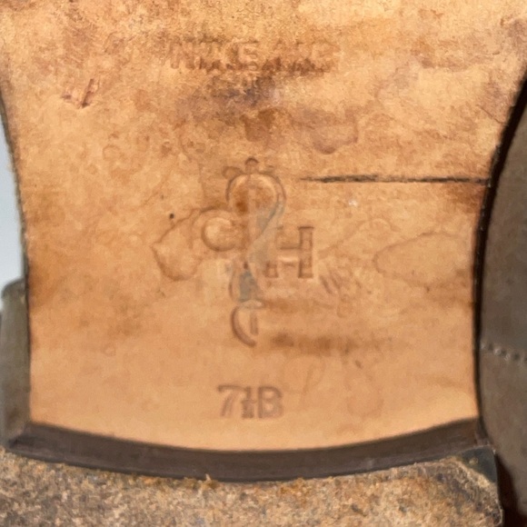 Cole Haan Women's Boots Size 7.5B Tan Suede Mid Calf Pull On Buckle Adjustable - Picture 14 of 16